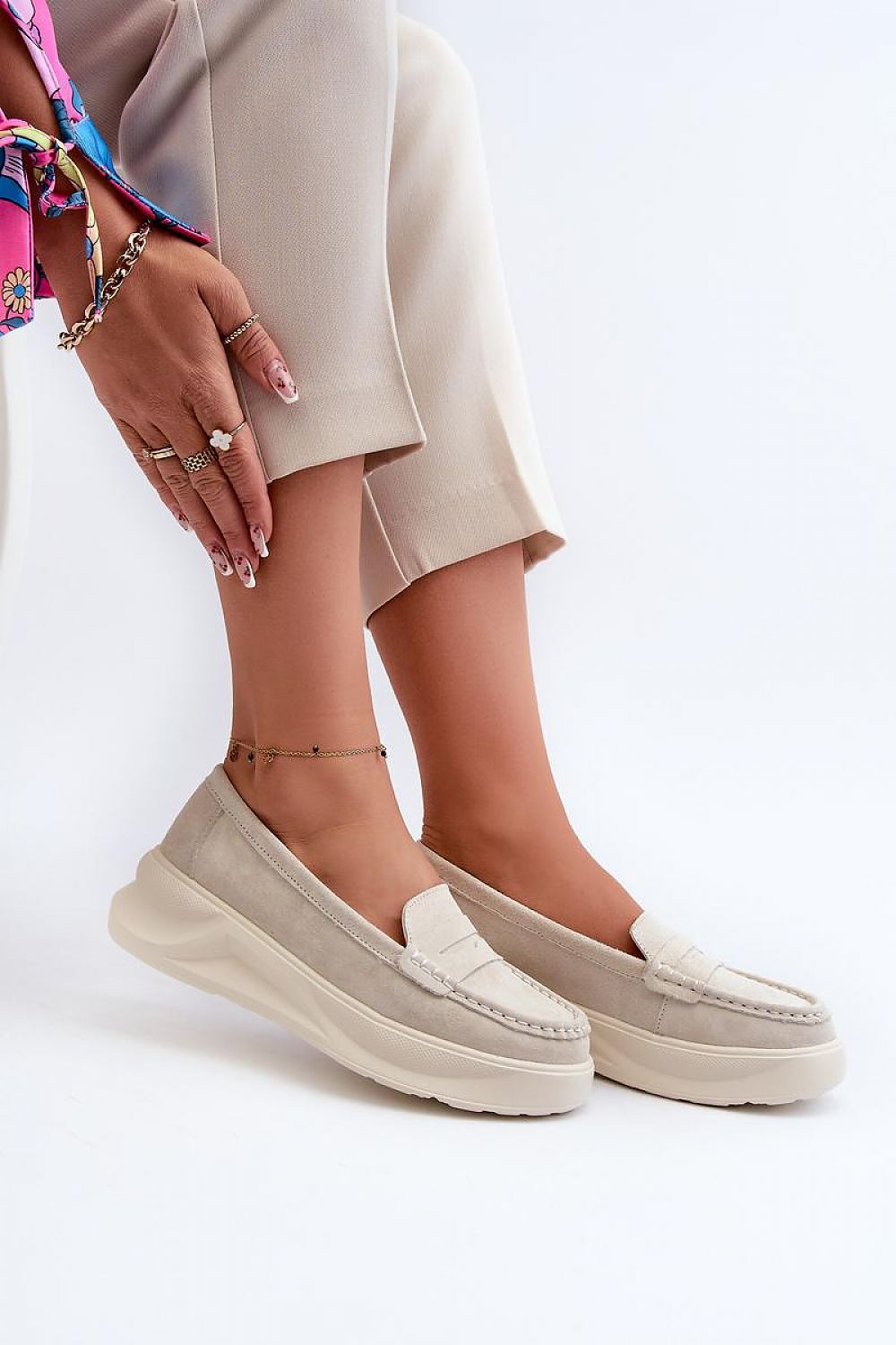 Moccasins model 197810 Step in style