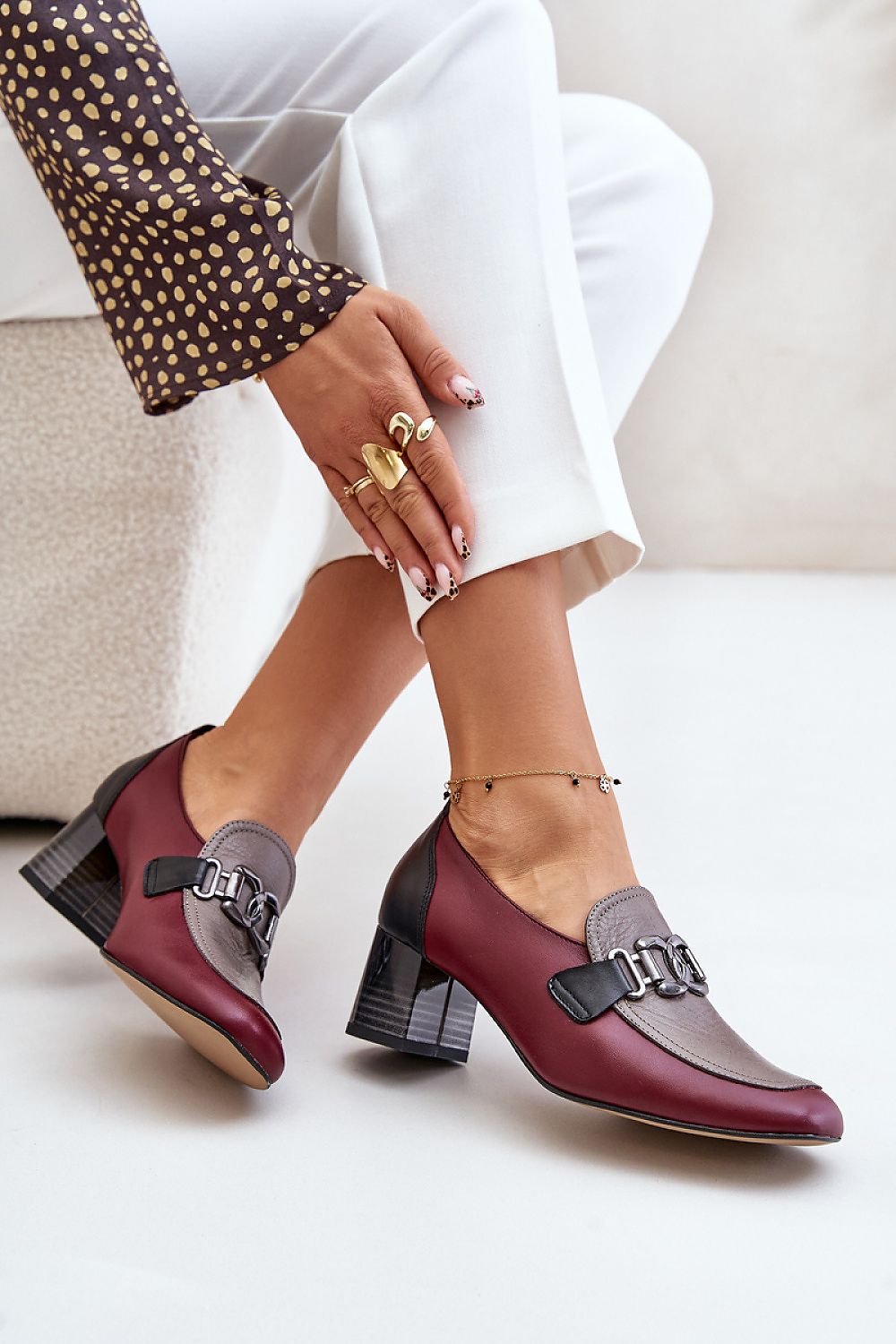  Escarpins talon large model 201038 Step in style 