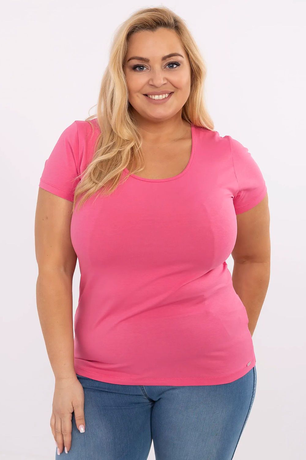 Plus size T-shirt model 211764 Relevance