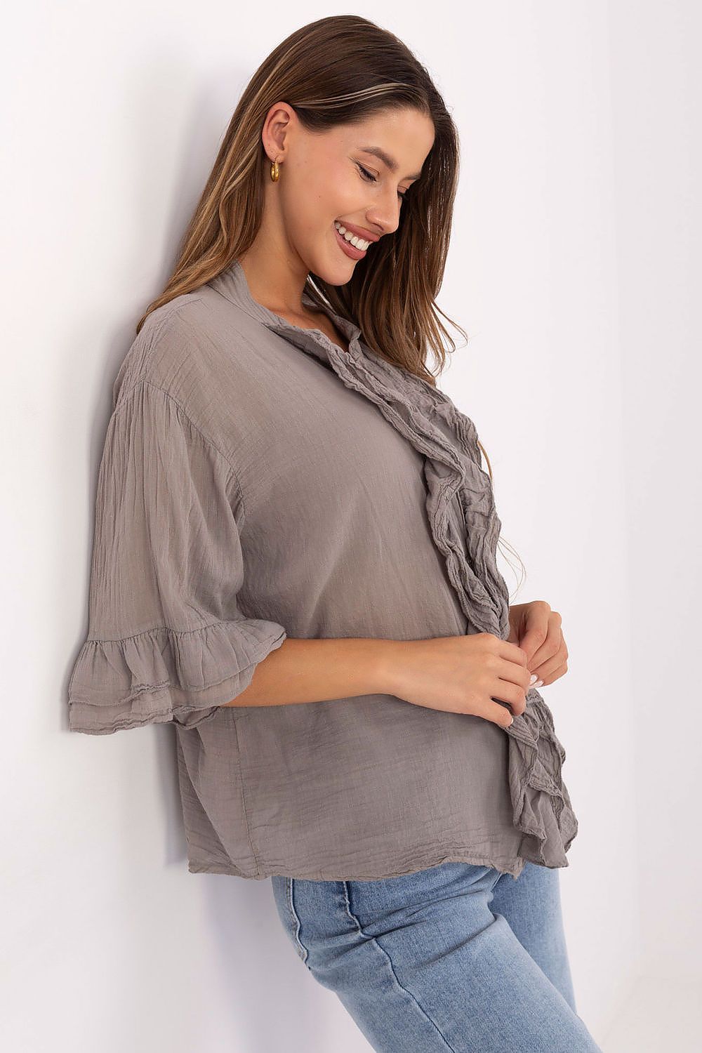 Chemise model 215811 Italy Moda