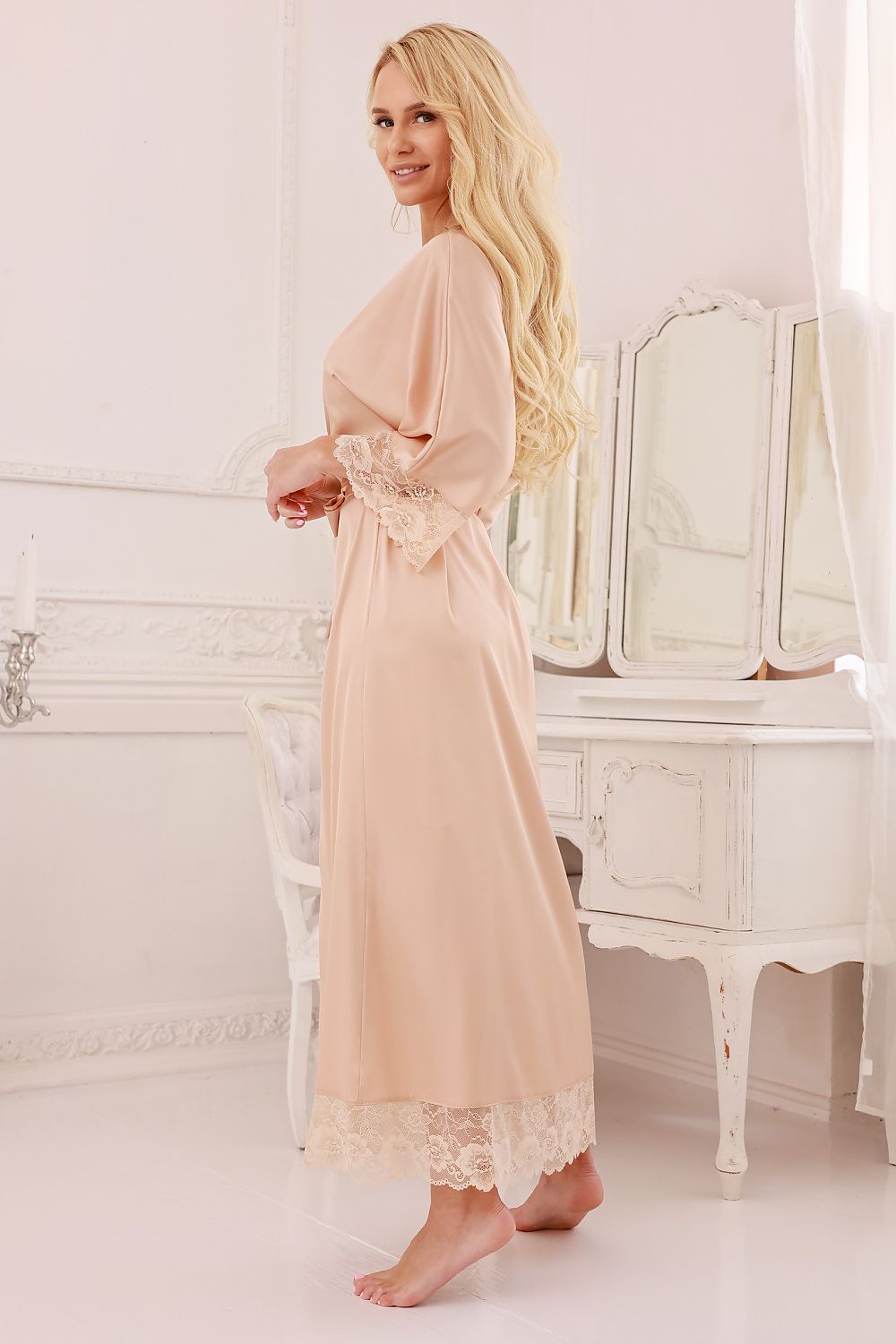 Peignoir long model 187010 Kalimo