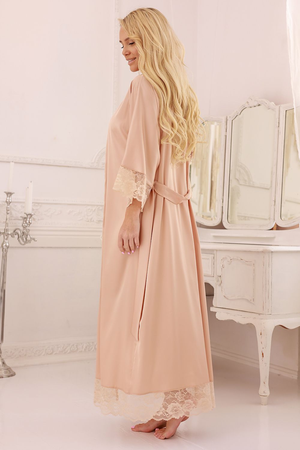 Peignoir long model 187010 Kalimo