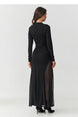  Robe longue model 218109 Makadamia 