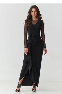  Robe longue model 218110 Makadamia 