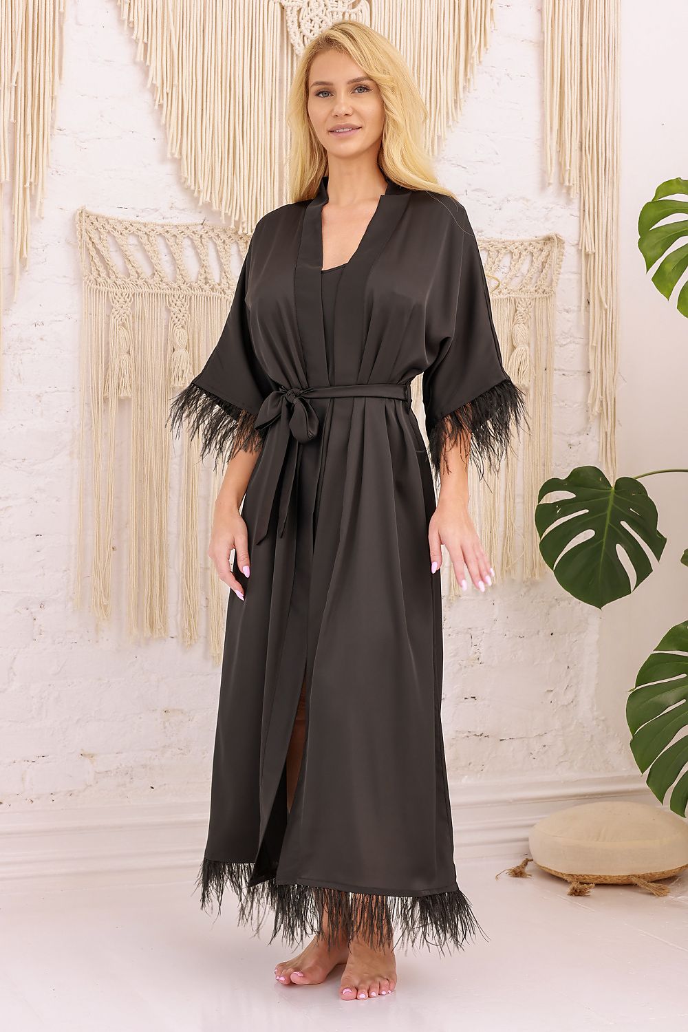 Peignoir long model 218886 Kalimo 