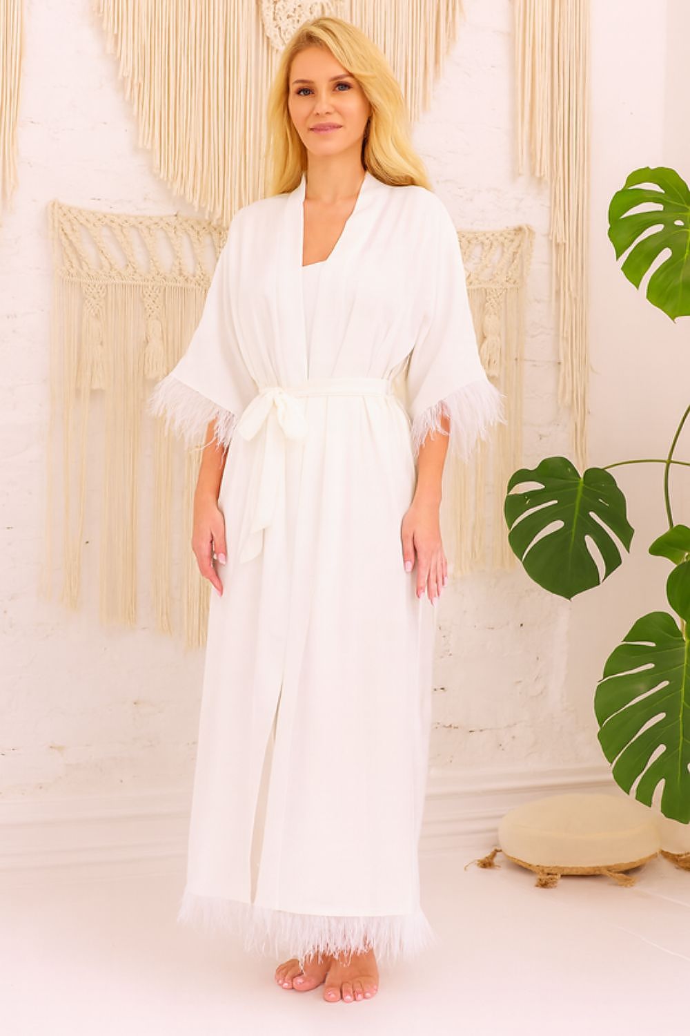 Peignoir long model 218886 Kalimo