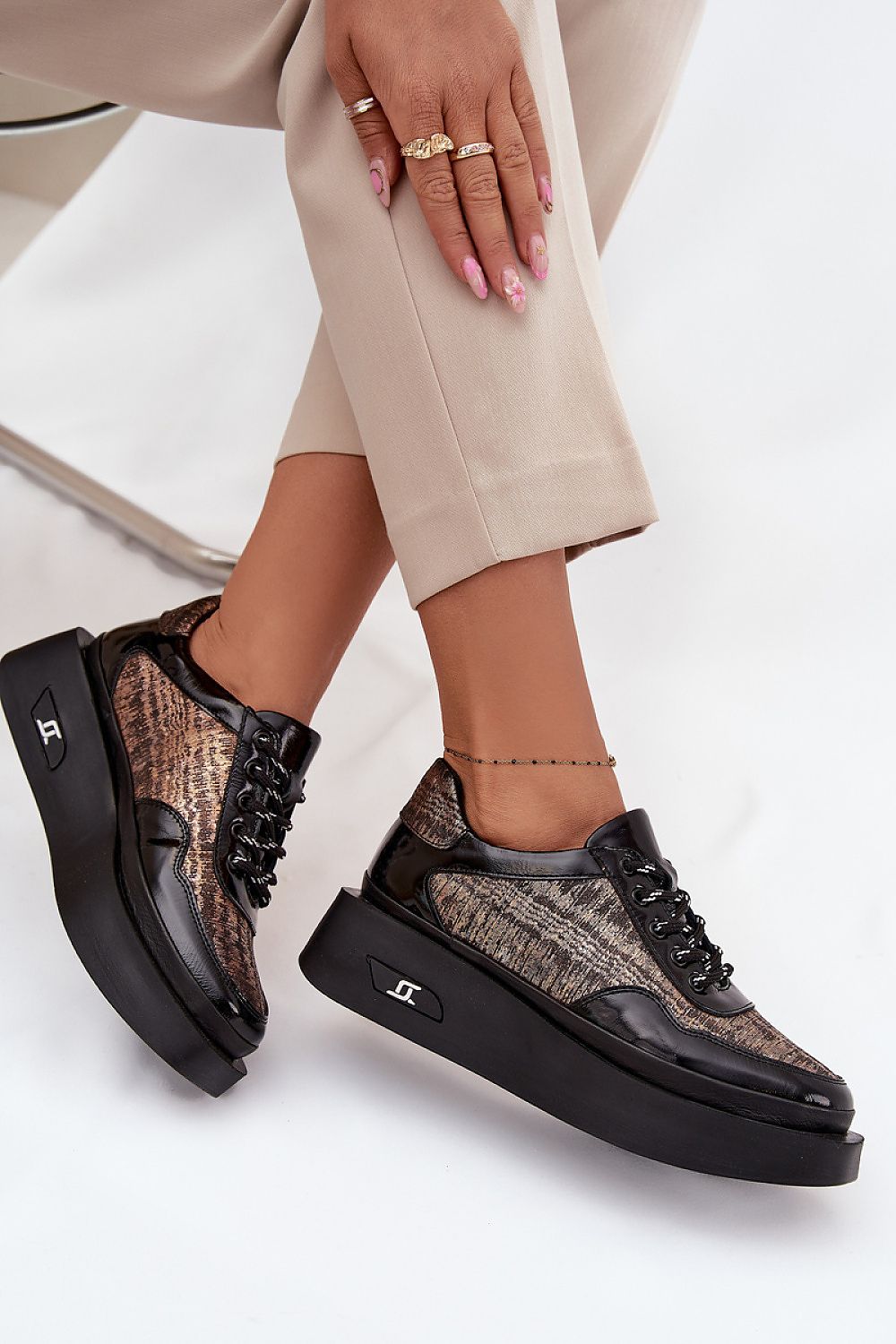  Derbies à plateforme model 219105 Step in style 