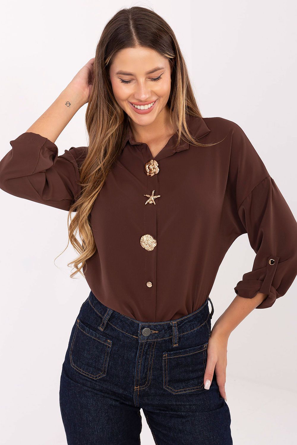 Chemise manche longue model 219051 Rue Paris