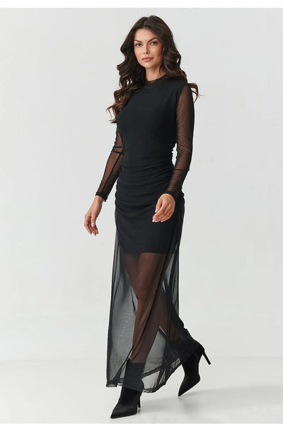  Robe de soirée model 219536 Makadamia 