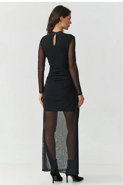  Robe de soirée model 219536 Makadamia 