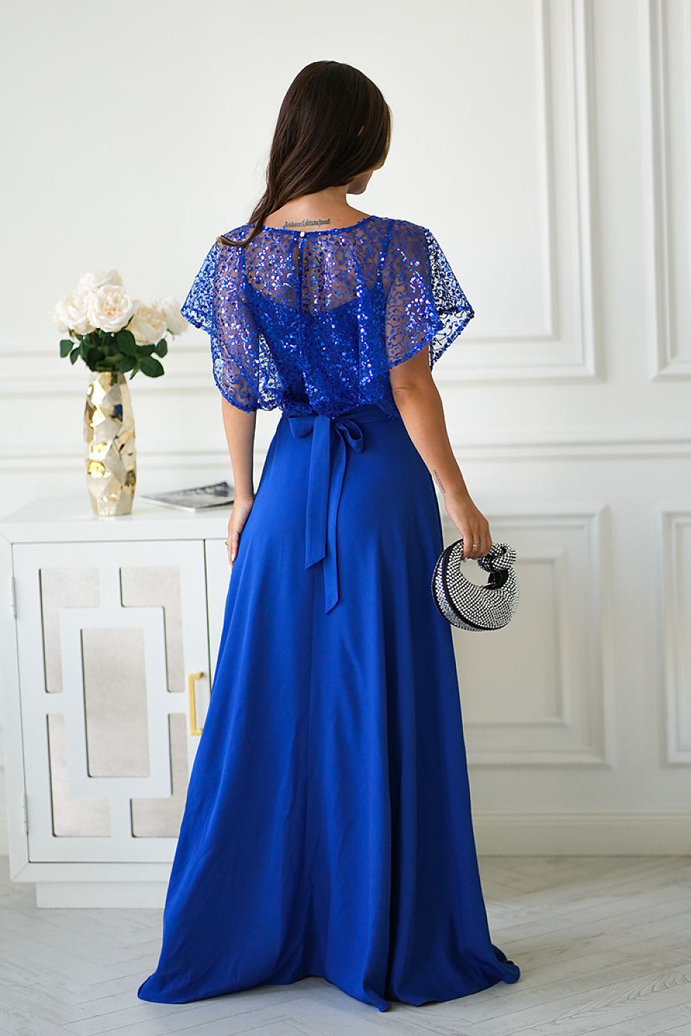 Robe longue model 219685 Bicotone