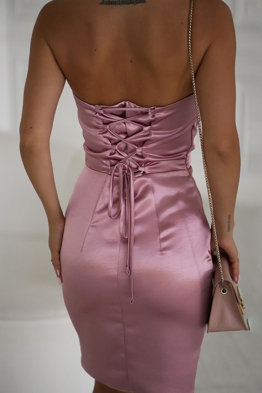 Robe courte model 219696 Bicotone