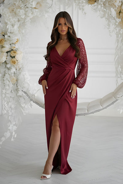  Robe longue model 219704 Bicotone 