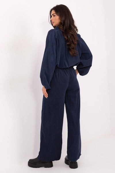  Pantalon en velours côtelé model 220281 Italy Moda 