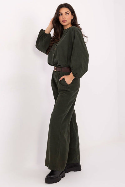  Pantalon en velours côtelé model 220283 Italy Moda 