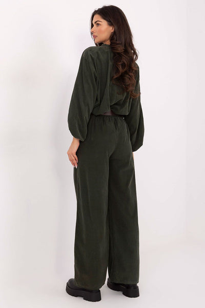  Pantalon en velours côtelé model 220283 Italy Moda 