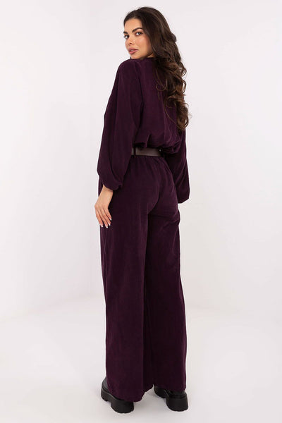  Pantalon en velours côtelé model 220285 Italy Moda 