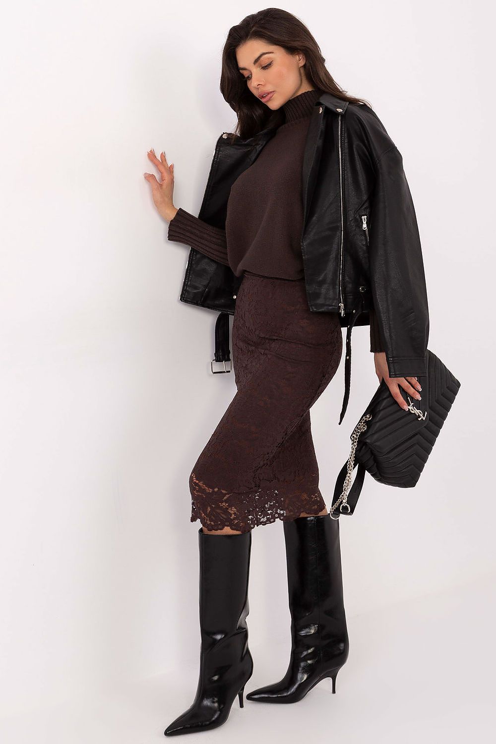 Jupe en dentelle model 220433 Rue Paris