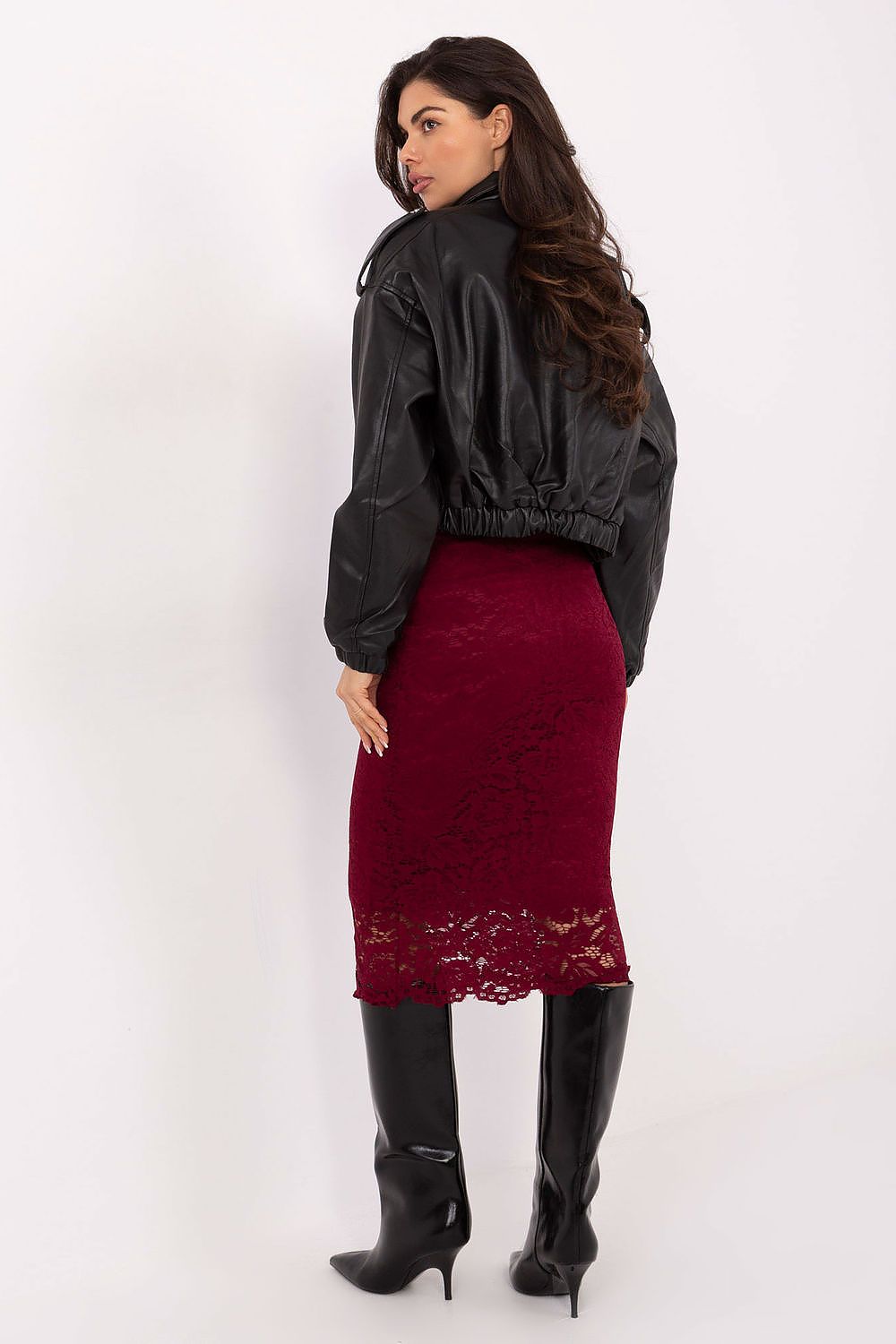 Jupe en dentelle model 220433 Rue Paris