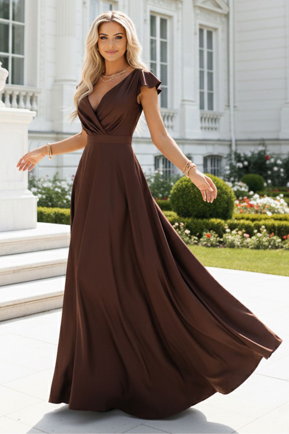 Robe longue model 211580 Numoco