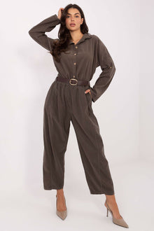  Pantalon en velours côtelé model 220815 Italy Moda 