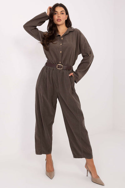  Pantalon en velours côtelé model 220815 Italy Moda 
