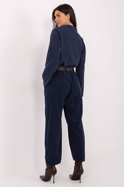  Pantalon en velours côtelé model 220818 Italy Moda 