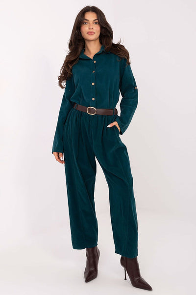  Pantalon en velours côtelé model 220819 Italy Moda 
