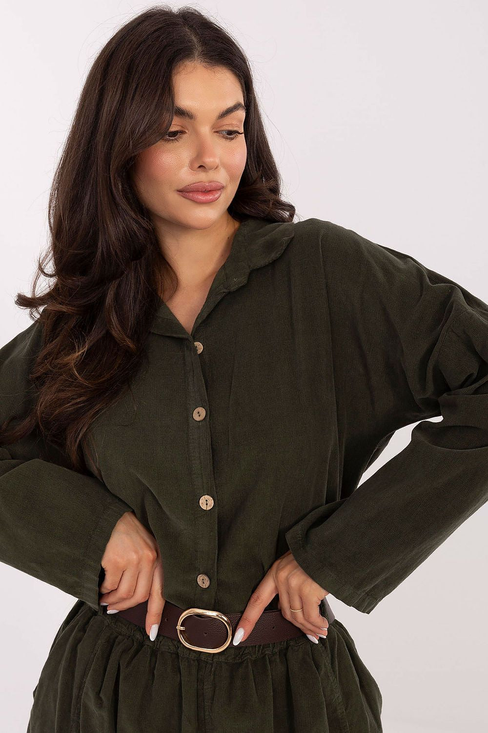 Chemise manche longue model 220822 Italy Moda