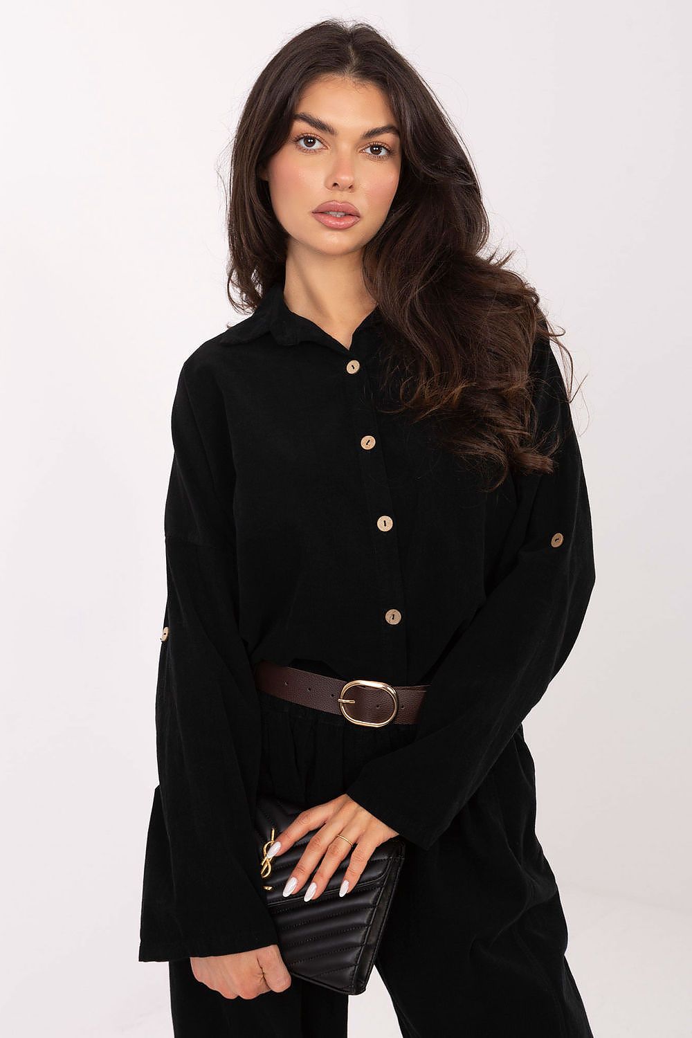 Chemise manche longue model 220822 Italy Moda