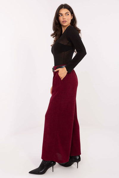  Pantalon en velours côtelé model 220876 Rue Paris 