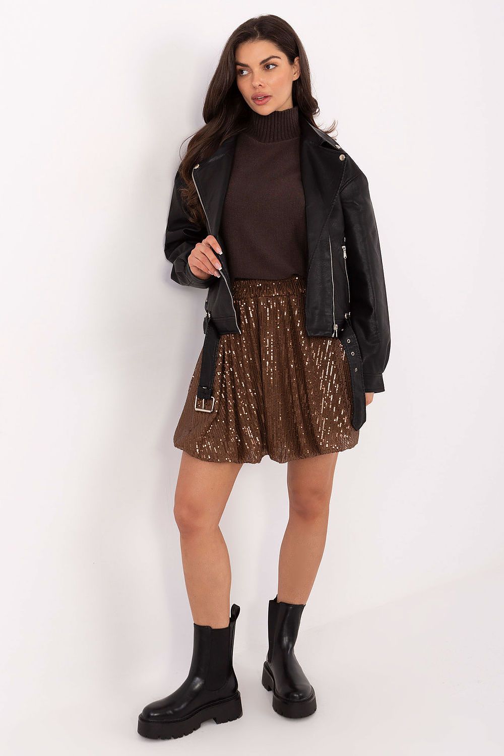 Jupe courte model 203772 Italy Moda