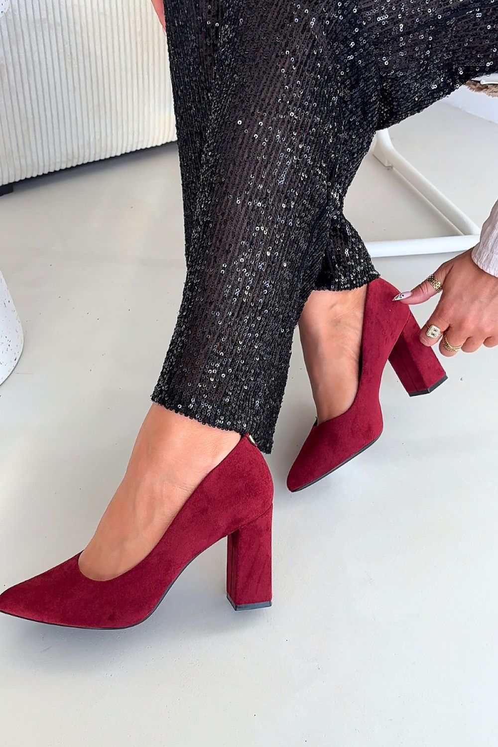 Escarpins talon large model 222539 Step in style