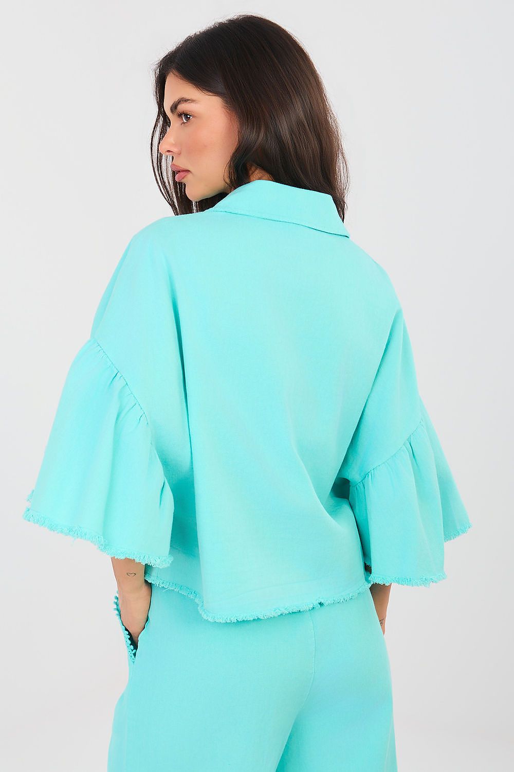 Veste en jean model 223630 Rue Paris