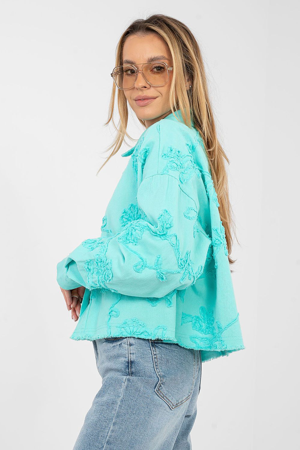 Veste en jean model 223788 Rue Paris