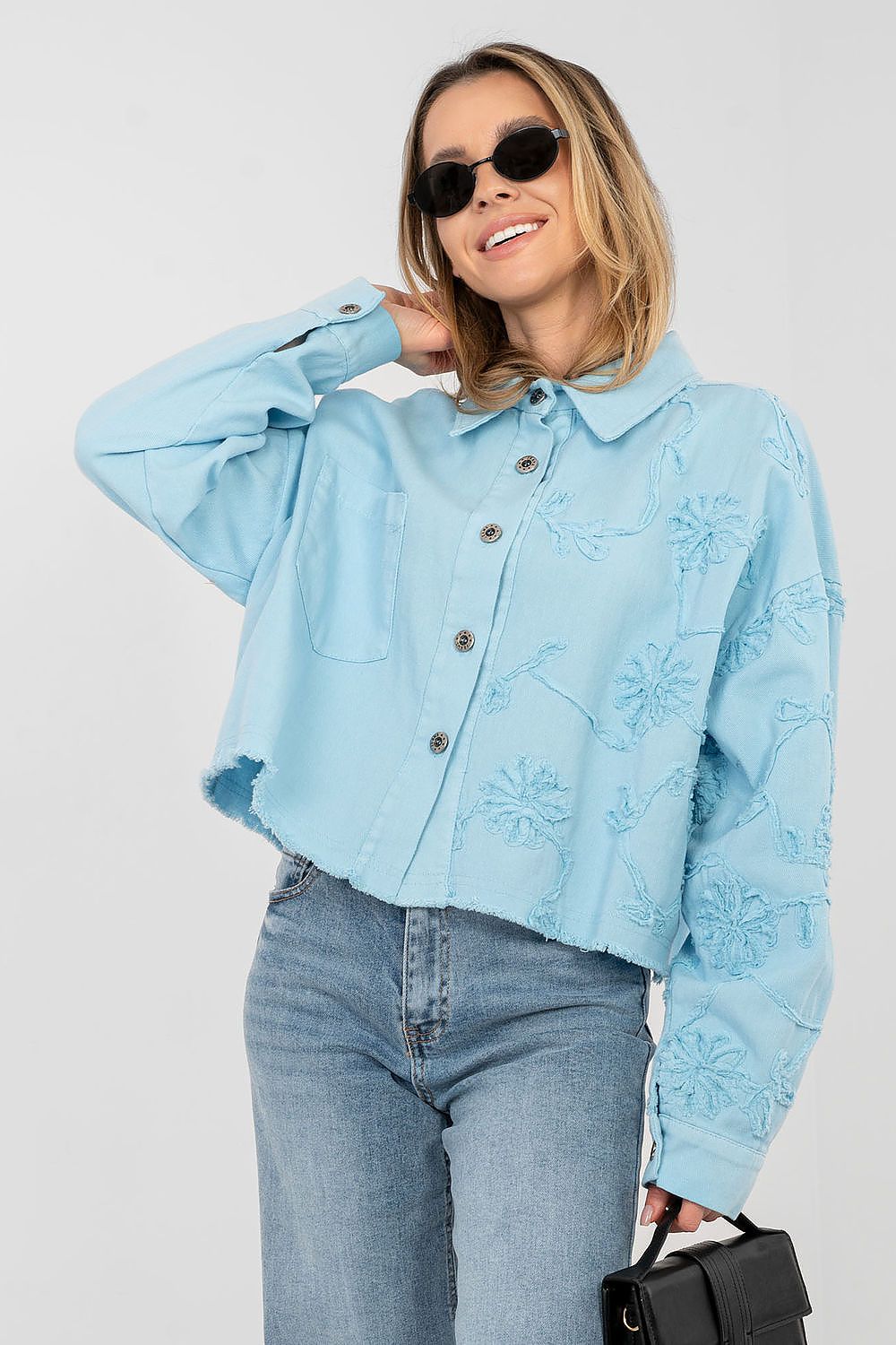 Veste en jean model 223788 Rue Paris