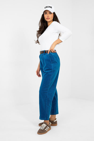  Pantalon en velours côtelé model 224058 Italy Moda 