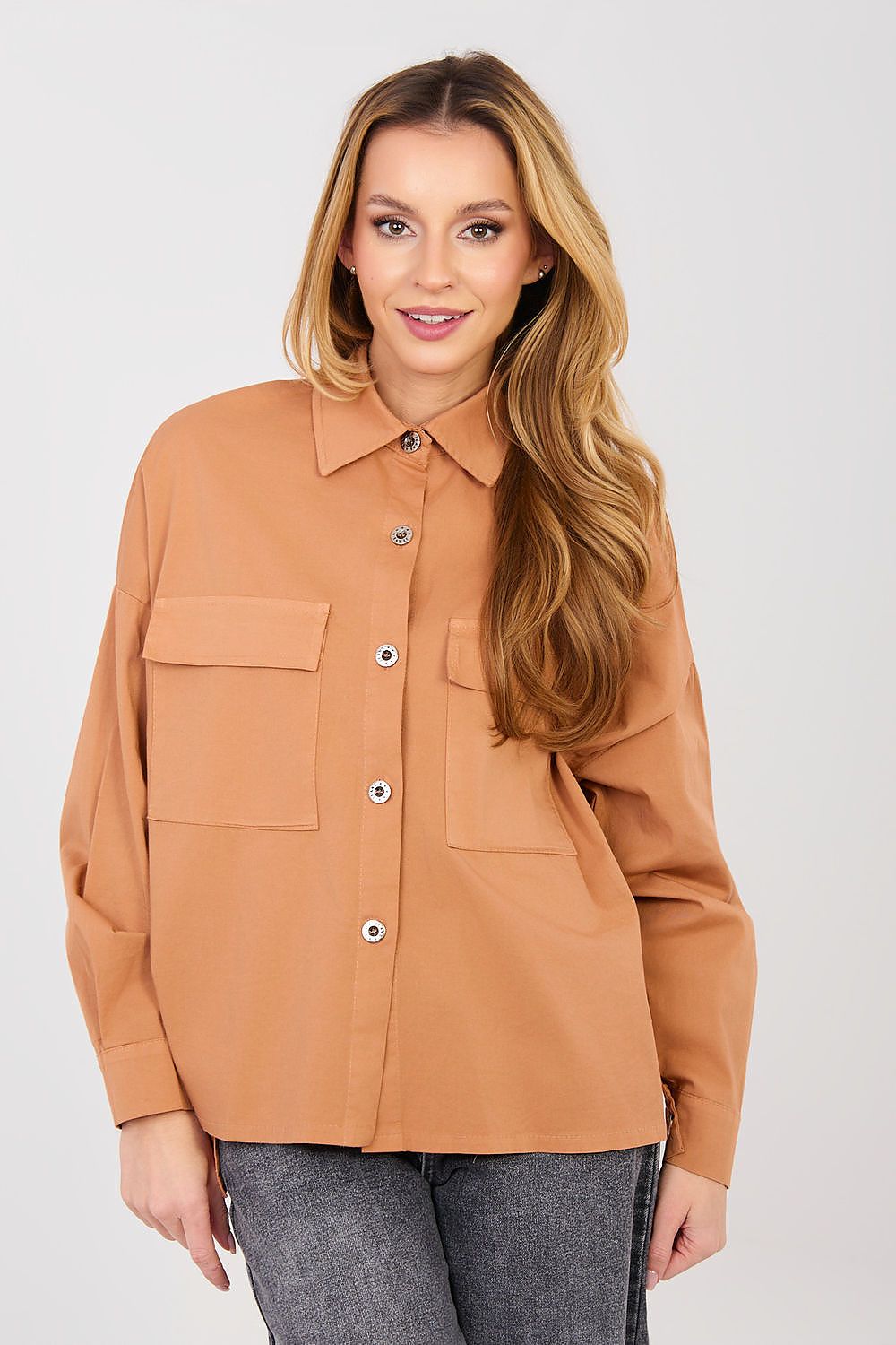 Chemise manche longue model 224197 Italy Moda