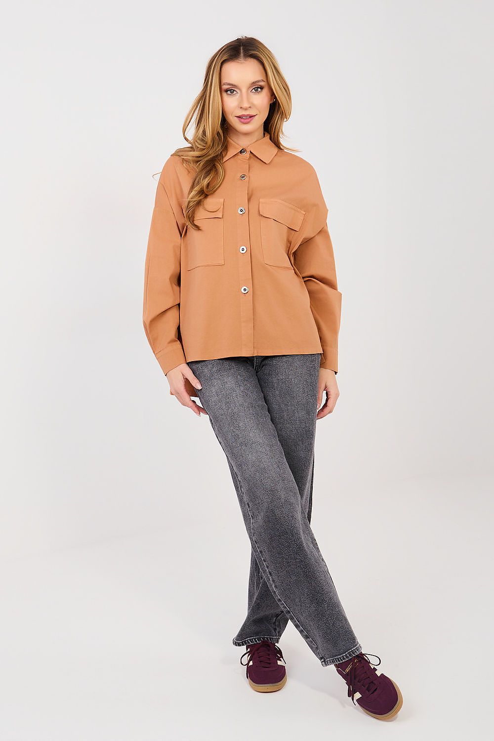 Chemise manche longue model 224197 Italy Moda