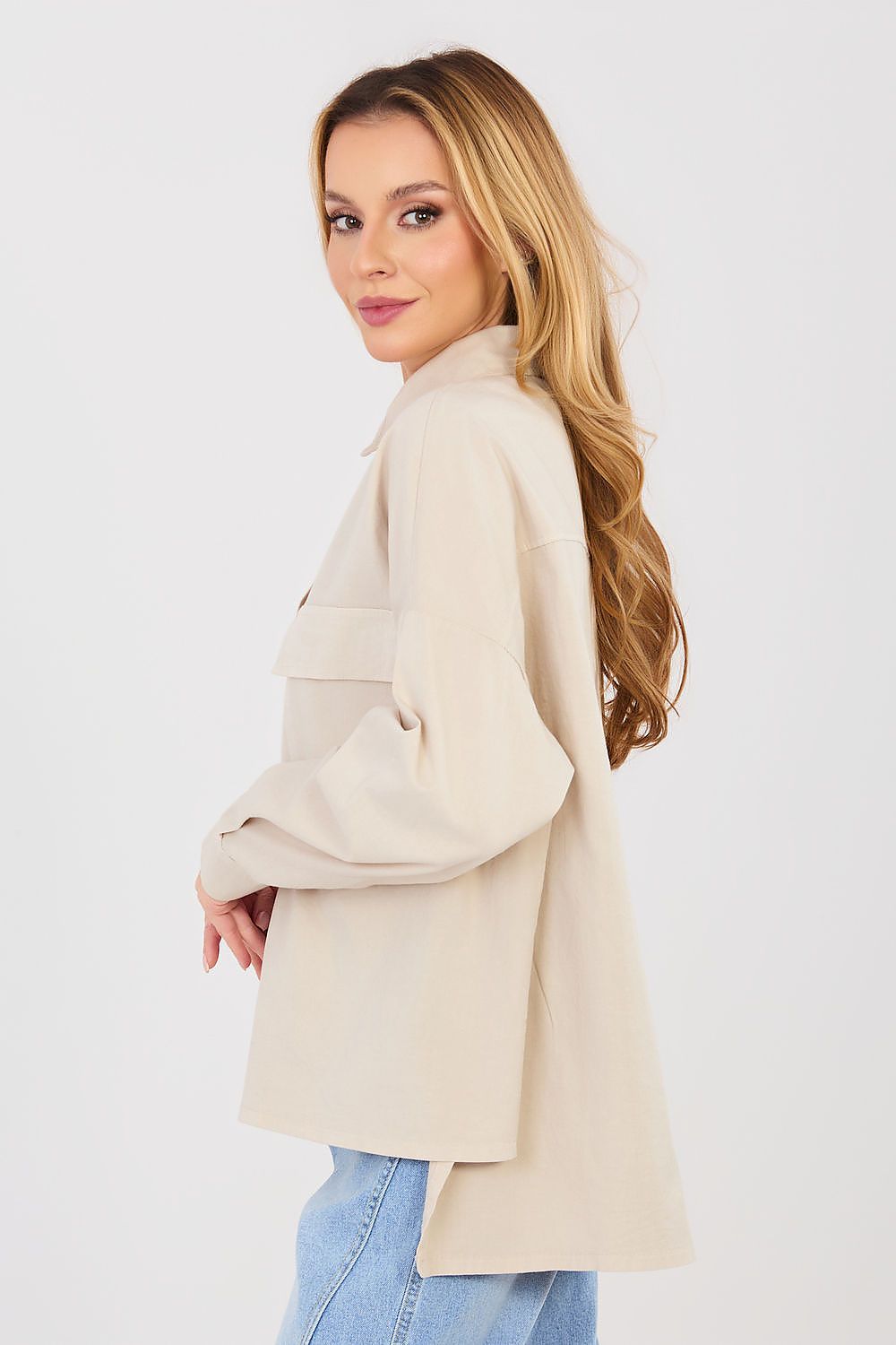 Chemise manche longue model 224197 Italy Moda