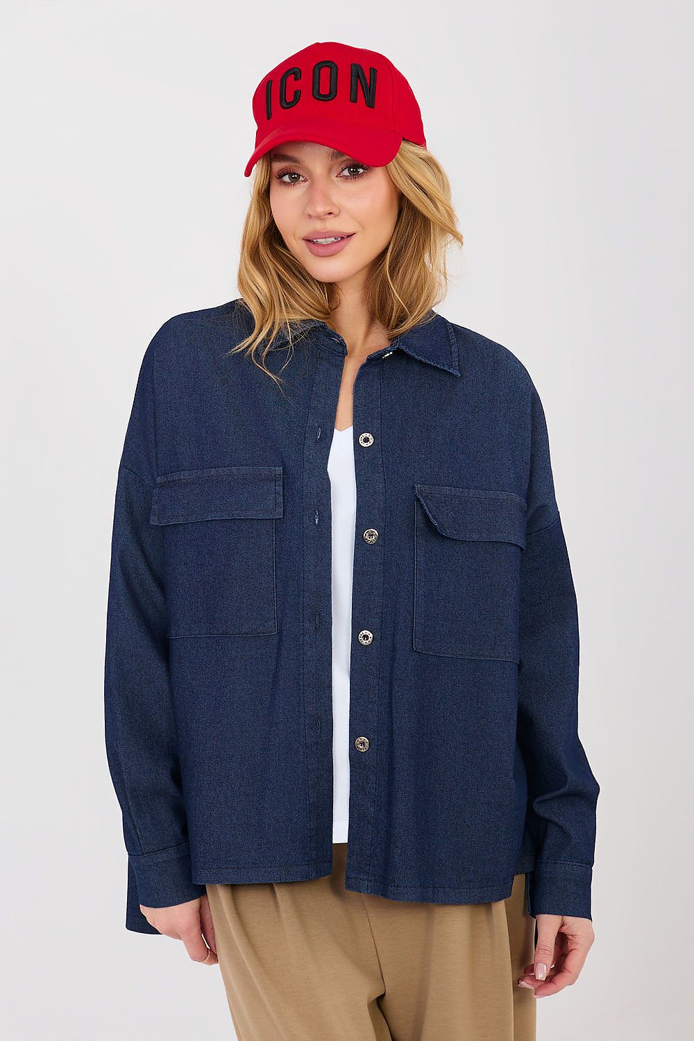 Chemise manche longue model 224204 Italy Moda