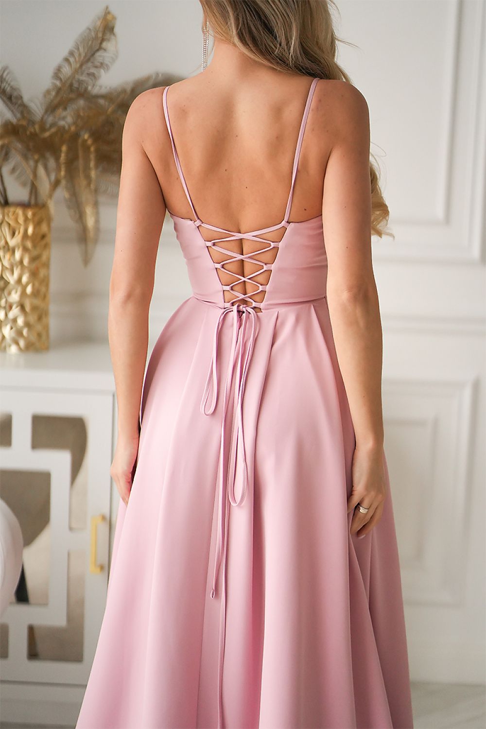 Robe longue model 221607 Bicotone