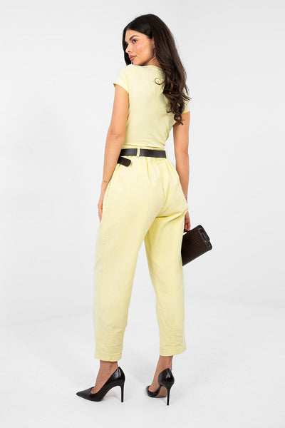  Pantalon en velours côtelé model 224382 Italy Moda 