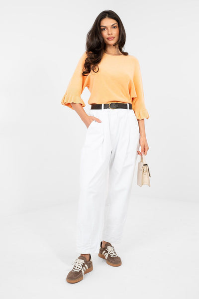  Pantalon en velours côtelé model 224384 Italy Moda 