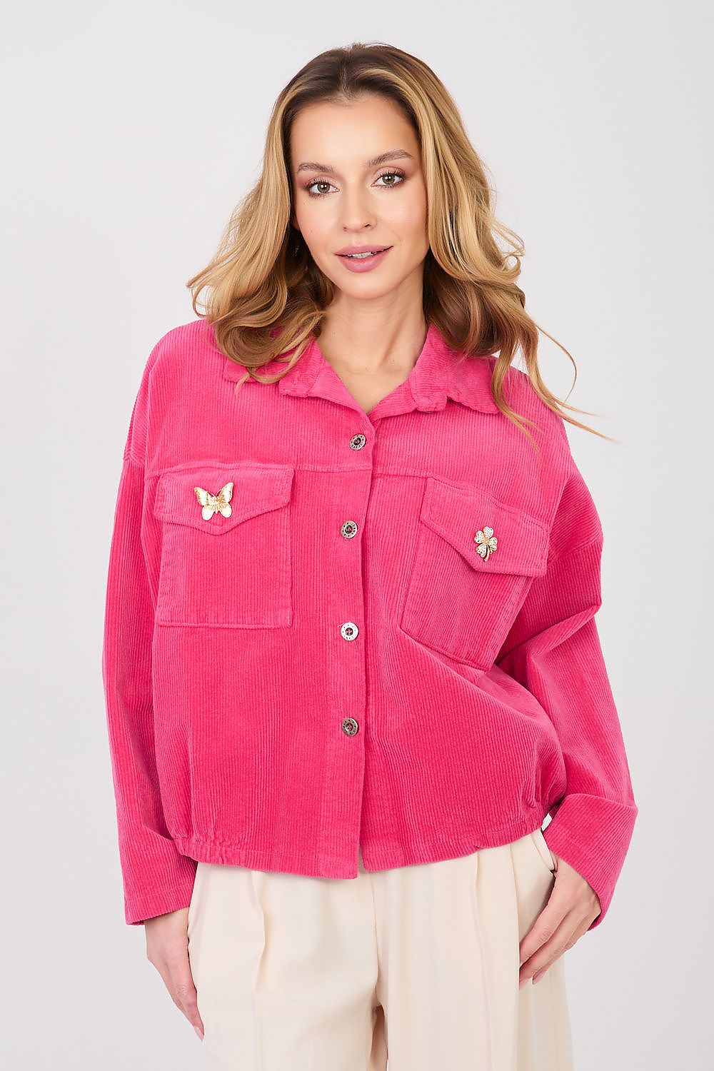 Veste en velours côtelé model 224981 Rue Paris
