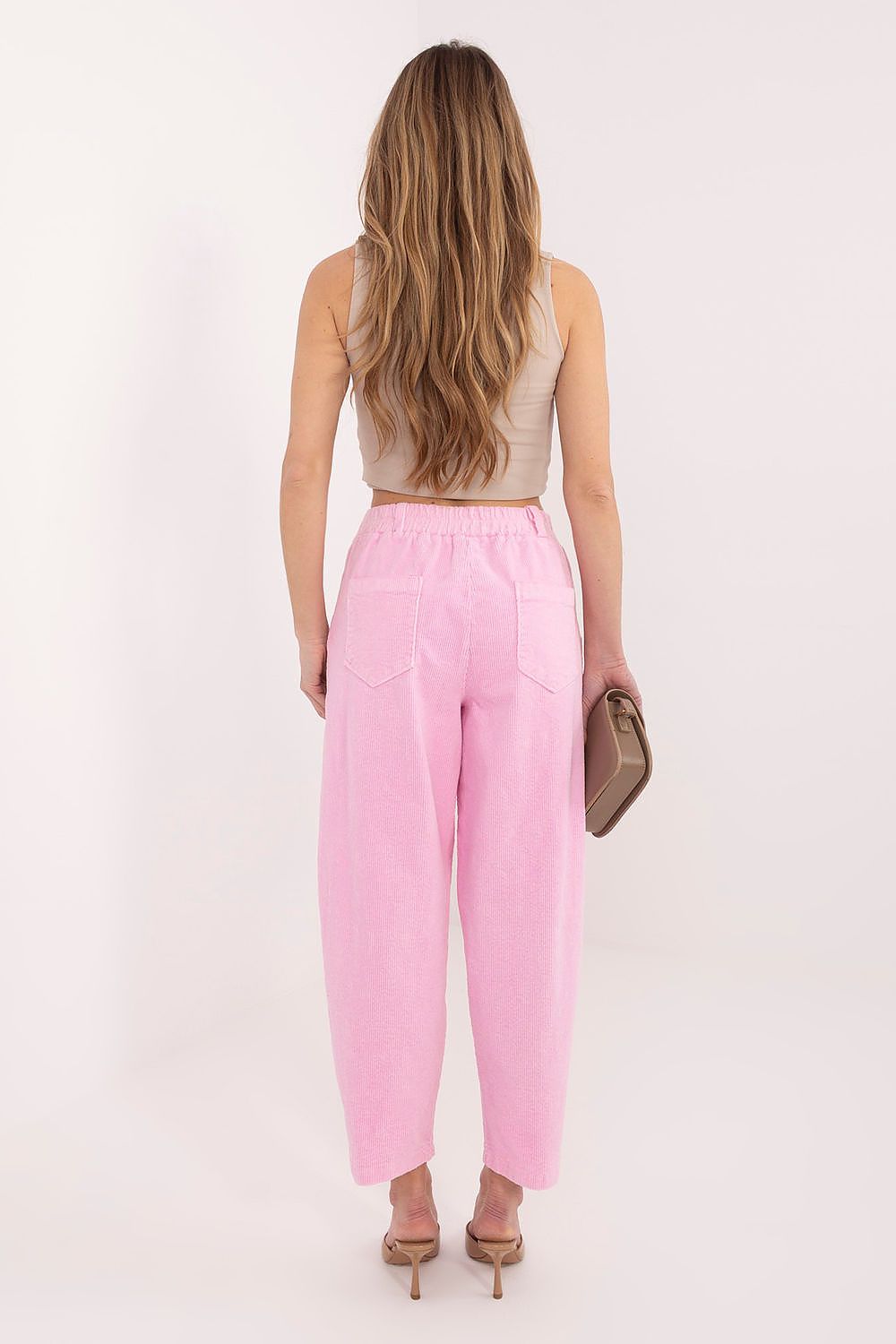 Pantalon en velours côtelé model 224997 Rue Paris