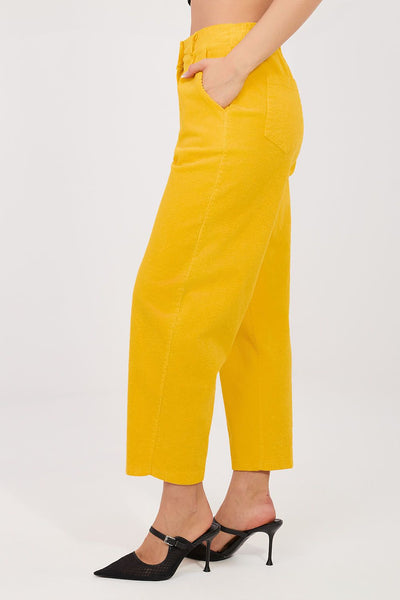  Pantalon en velours côtelé model 225085 Rue Paris 