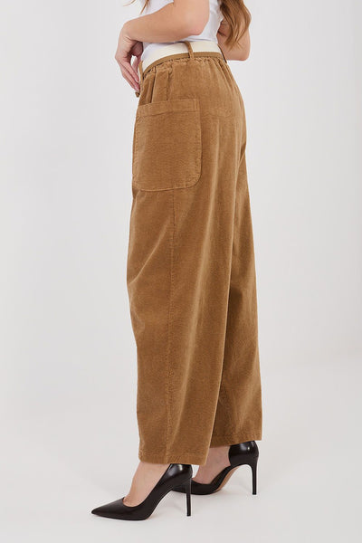  Pantalon en velours côtelé model 225424 Rue Paris 
