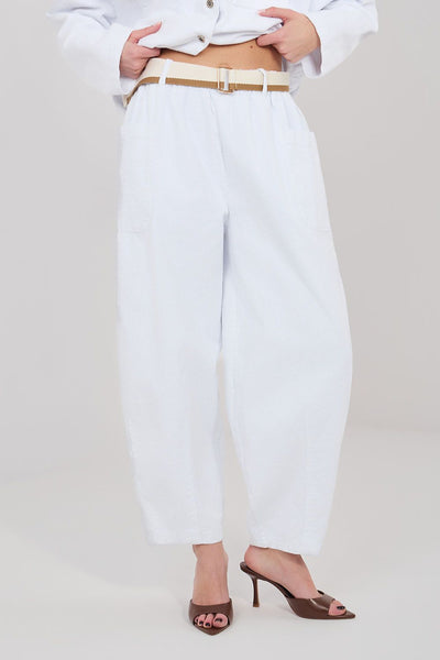  Pantalon en velours côtelé model 225425 Rue Paris 
