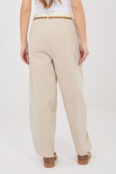  Pantalon en velours côtelé model 225426 Rue Paris 